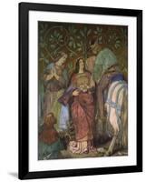 The Miracle of the Roses of St, Elizabeth, C. 1855-Moritz von Schwind-Framed Giclee Print
