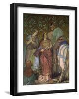 The Miracle of the Roses of St, Elizabeth, C. 1855-Moritz von Schwind-Framed Giclee Print