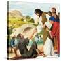 The Miracles of Jesus: Making the Lame Man Walk-Clive Uptton-Stretched Canvas