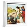 The Miracles of Jesus: Making the Lame Man Walk-Clive Uptton-Framed Giclee Print