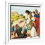 The Miracles of Jesus: Making the Lame Man Walk-Clive Uptton-Framed Giclee Print