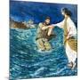 The Miracles of Jesus: Walking on Water-Clive Uptton-Mounted Giclee Print