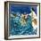 The Miracles of Jesus: Walking on Water-Clive Uptton-Framed Giclee Print