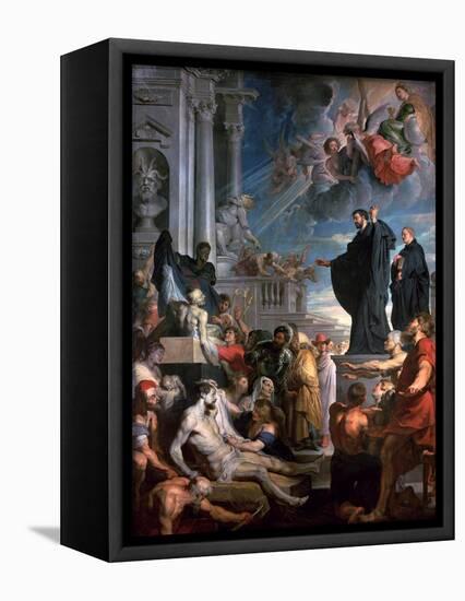 The Miracles of Saint Francis Xavier, 1617-1618-Peter Paul Rubens-Framed Stretched Canvas