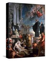 The Miracles of Saint Francis Xavier, 1617-1618-Peter Paul Rubens-Stretched Canvas