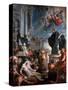 The Miracles of Saint Francis Xavier, 1617-1618-Peter Paul Rubens-Stretched Canvas