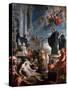 The Miracles of Saint Francis Xavier, 1617-1618-Peter Paul Rubens-Stretched Canvas