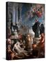 The Miracles of Saint Francis Xavier, 1617-1618-Peter Paul Rubens-Stretched Canvas