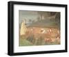 The Miracles of St. Clare of Assisi, Detail of St. Clare Blessing the Harvest, 1523-24-Lorenzo Lotto-Framed Giclee Print