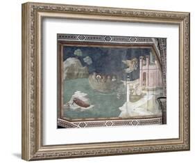 The Miraculous Arrival of Lazarus and His Sisters in Marseilles, 1320-Giotto di Bondone-Framed Giclee Print