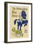 The Miraculous Blue Horse-null-Framed Art Print
