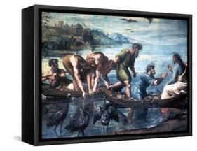 The Miraculous Draught of Fishes, 1515-Raphael-Framed Stretched Canvas