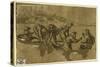 The Miraculous Draught of Fishes, Between 1500 and 1530, Printed 1609-Ugo da Carpi-Stretched Canvas