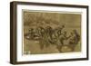 The Miraculous Draught of Fishes, Between 1500 and 1530, Printed 1609-Ugo da Carpi-Framed Giclee Print