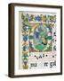 The Miraculous Draught of Fishes, from a Choir Book, Executed Before 1449-Zanobi Di Benedetto Strozzi-Framed Giclee Print