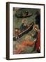 The Miraculous Draught of Fishes, Panel from the St. Peter's Altarpiece, Tarrassa-Luis Borrassá-Framed Giclee Print