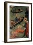 The Miraculous Draught of Fishes, Panel from the St. Peter's Altarpiece, Tarrassa-Luis Borrassá-Framed Giclee Print