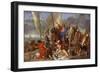 The Miraculous Draught of Fishes-Jean Jouvenet-Framed Giclee Print