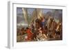 The Miraculous Draught of Fishes-Jean Jouvenet-Framed Giclee Print