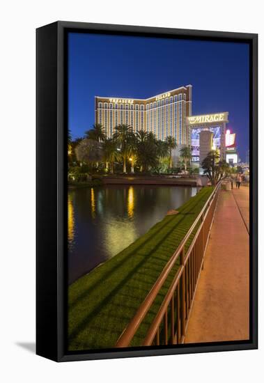 The Mirage Hotel, Strip, South Las Vegas Boulevard, Las Vegas, Nevada, Usa-Rainer Mirau-Framed Stretched Canvas
