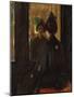 The Mirror, C.1900 (Oil on Canvas)-William Merritt Chase-Mounted Giclee Print
