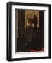 The Mirror, C.1900 (Oil on Canvas)-William Merritt Chase-Framed Giclee Print