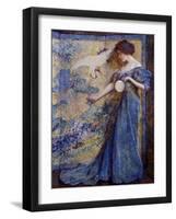 The Mirror, C. 1910-Robert Reid-Framed Giclee Print
