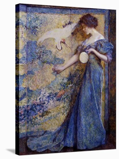 The Mirror, C. 1910-Robert Reid-Stretched Canvas