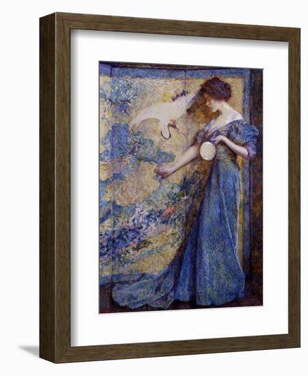 The Mirror, C. 1910-Robert Reid-Framed Giclee Print