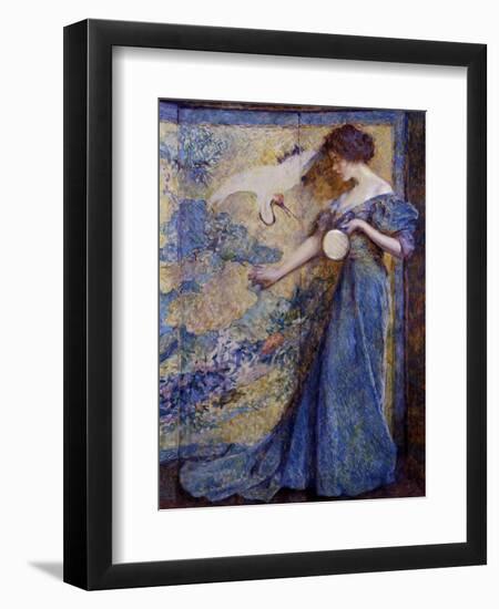 The Mirror, C. 1910-Robert Reid-Framed Giclee Print