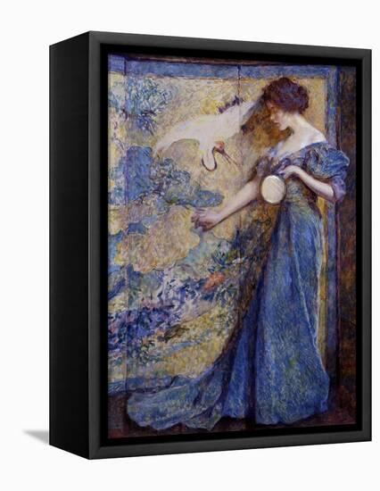 The Mirror, C. 1910-Robert Reid-Framed Stretched Canvas