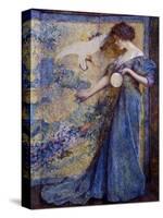 The Mirror, C. 1910-Robert Reid-Stretched Canvas