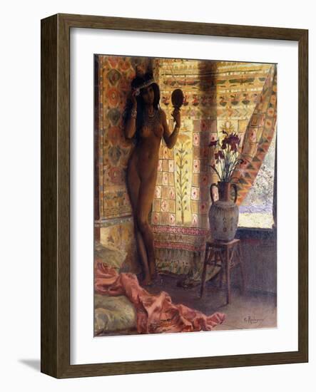 The Mirror; Le Miroir-Georges Marie Rochegrosse-Framed Giclee Print