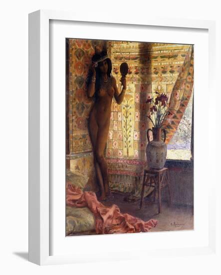 The Mirror; Le Miroir-Georges Marie Rochegrosse-Framed Giclee Print