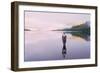 The Mirror Man, Loch Earn, Highlands, Scotland, United Kingdom, Europe-Karen Deakin-Framed Photographic Print