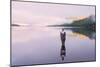 The Mirror Man, Loch Earn, Highlands, Scotland, United Kingdom, Europe-Karen Deakin-Mounted Photographic Print