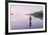 The Mirror Man, Loch Earn, Highlands, Scotland, United Kingdom, Europe-Karen Deakin-Framed Photographic Print