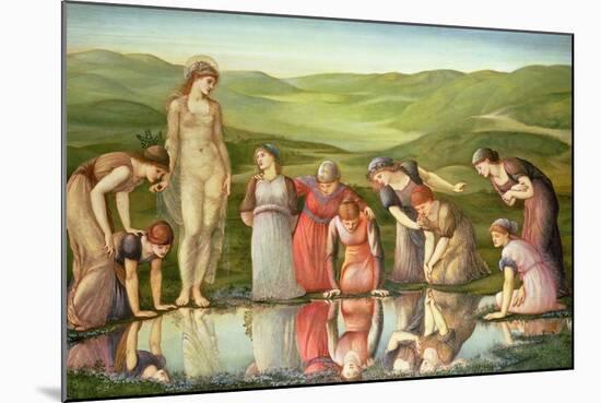 The Mirror of Venus-Edward Burne-Jones-Mounted Giclee Print