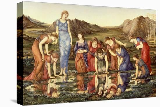 The Mirror of Venus-Edward Burne-Jones-Stretched Canvas