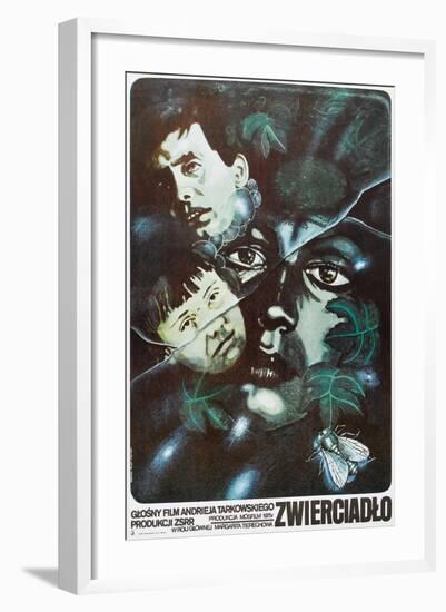 The Mirror, Polish poster, (aka Zerkalo), 1975-null-Framed Art Print