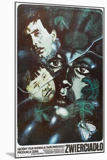 The Mirror, Polish poster, (aka Zerkalo), 1975-null-Mounted Art Print