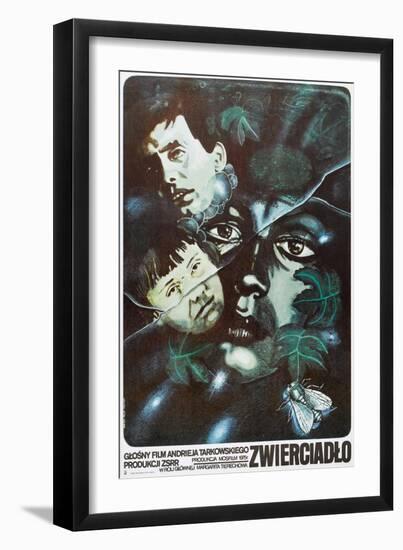 The Mirror, Polish poster, (aka Zerkalo), 1975-null-Framed Art Print