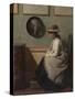 The Mirror-Sir William Orpen-Stretched Canvas