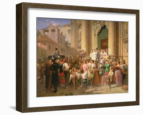 The Misalliance, 1866-Akim Egorovich Karneev-Framed Giclee Print