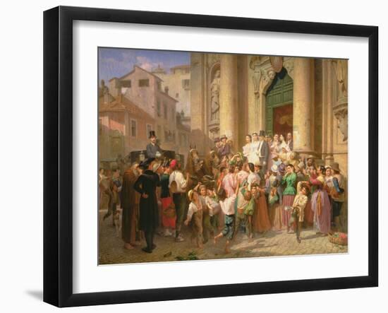 The Misalliance, 1866-Akim Egorovich Karneev-Framed Giclee Print