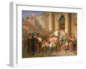 The Misalliance, 1866-Akim Egorovich Karneev-Framed Giclee Print