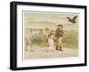 The Mischievous Raven Flew Laughing Away Bumpety Bumpety Bump-Randolph Caldecott-Framed Art Print