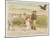The Mischievous Raven Flew Laughing Away Bumpety Bumpety Bump-Randolph Caldecott-Mounted Art Print