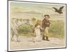 The Mischievous Raven Flew Laughing Away Bumpety Bumpety Bump-Randolph Caldecott-Mounted Art Print