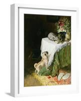 The Mischievous Tabbies-Clemence Nielssen-Framed Giclee Print